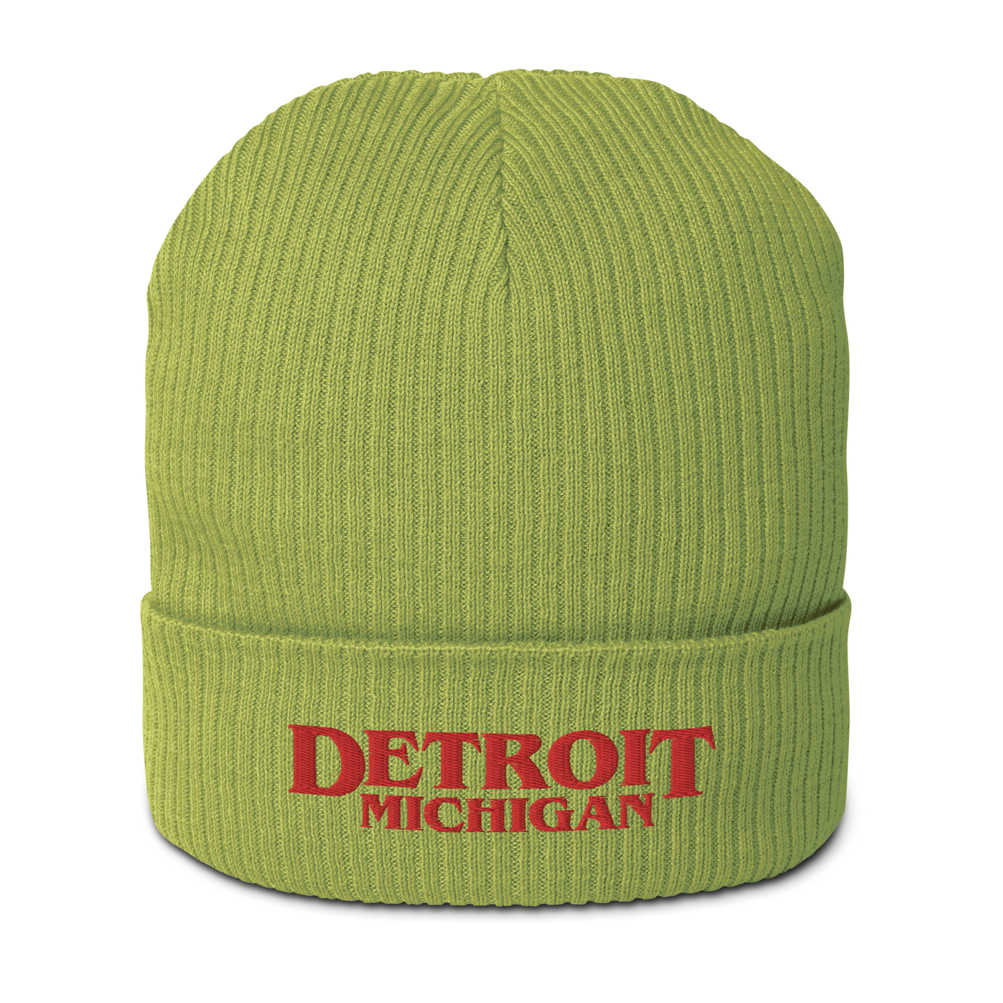 'Detroit Michigan' Organic Beanie (80s Teen Drama Parody)