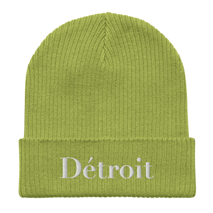 'Détroit' Organic Beanie (Didone Font)