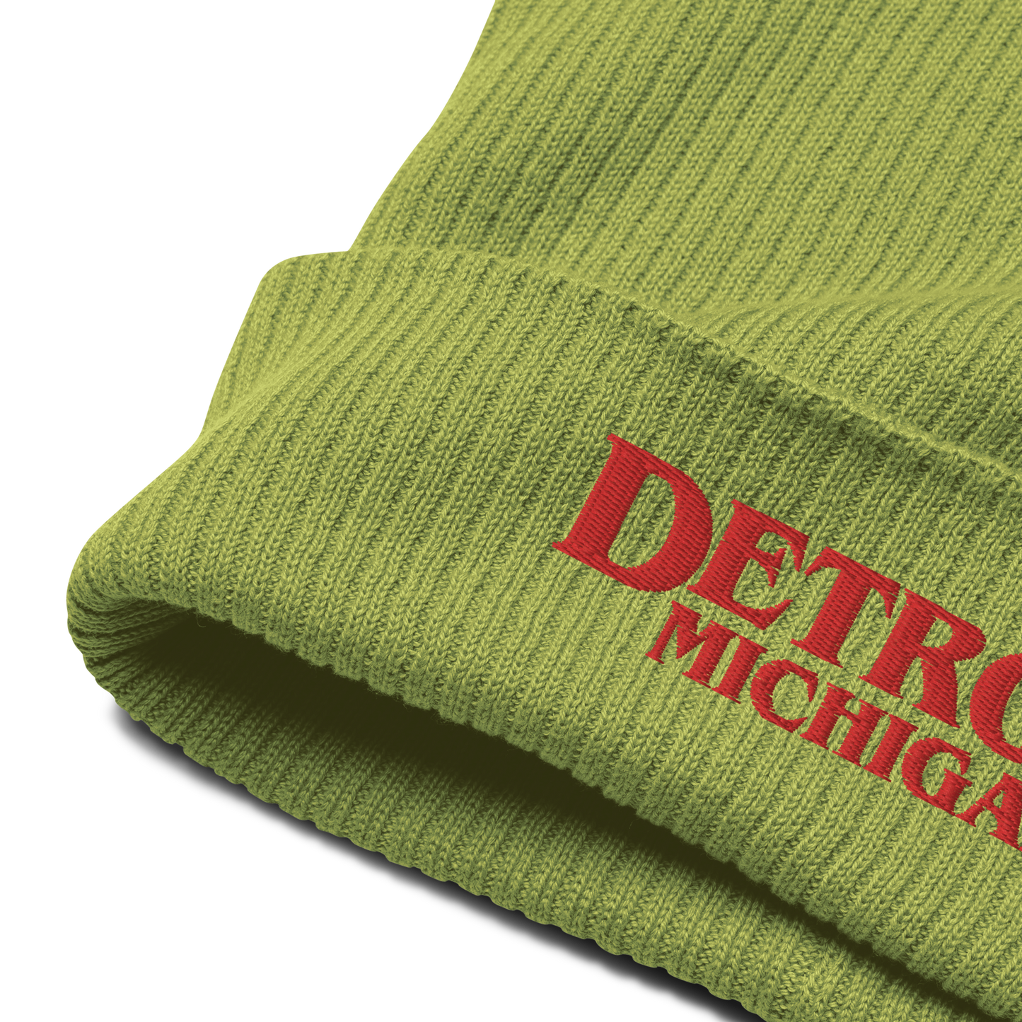 'Detroit Michigan' Organic Beanie (80s Teen Drama Parody)