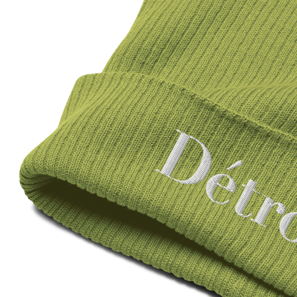 'Détroit' Organic Beanie (Didone Font)