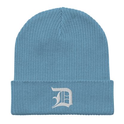 Detroit 'Old English D' Organic Beanie