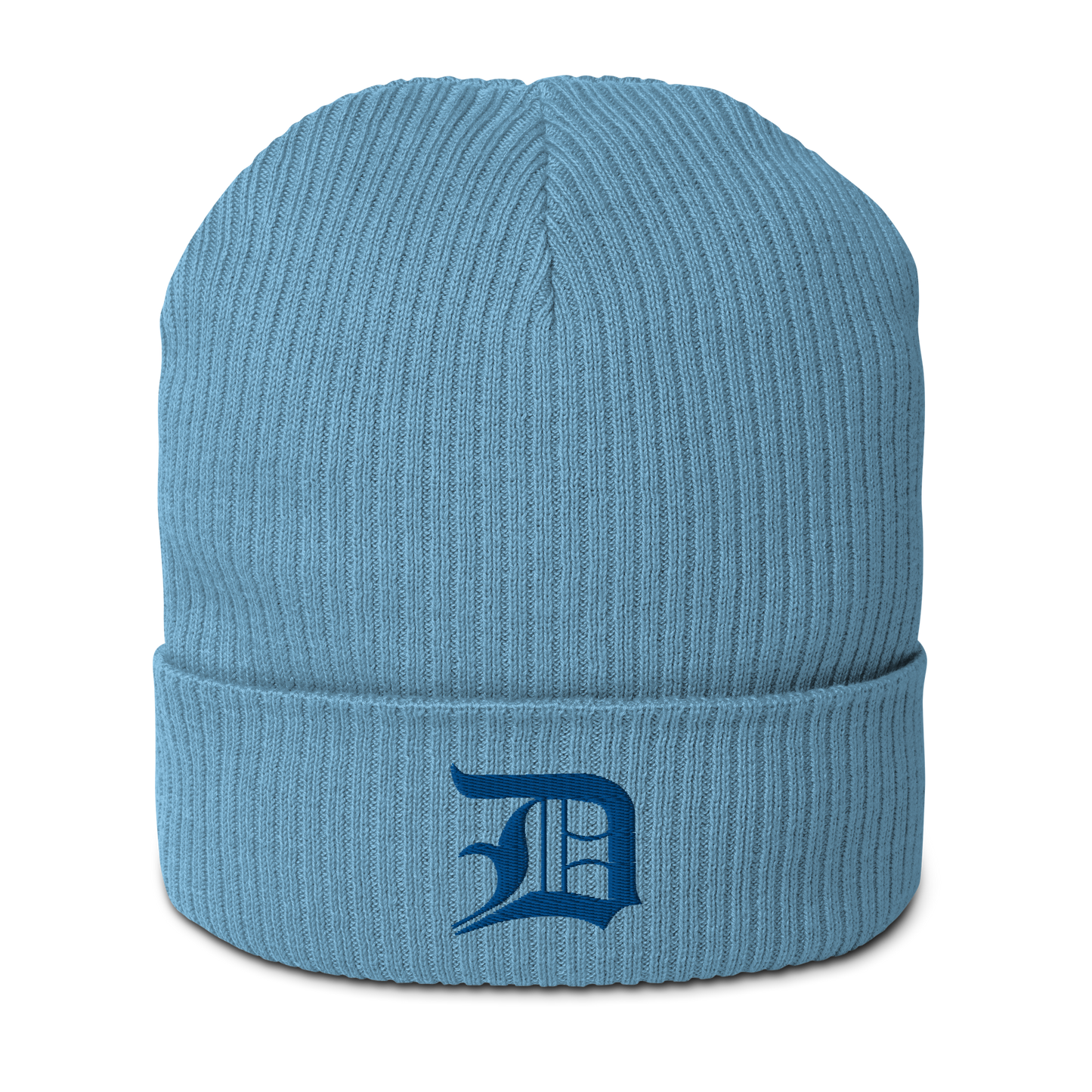 Detroit 'Old English D' Organic Beanie (Royal Blue)