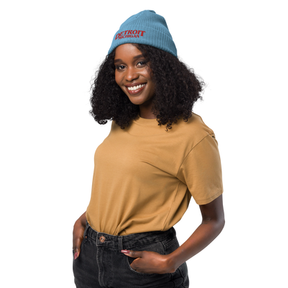 'Detroit Michigan' Organic Beanie (80s Teen Drama Parody)