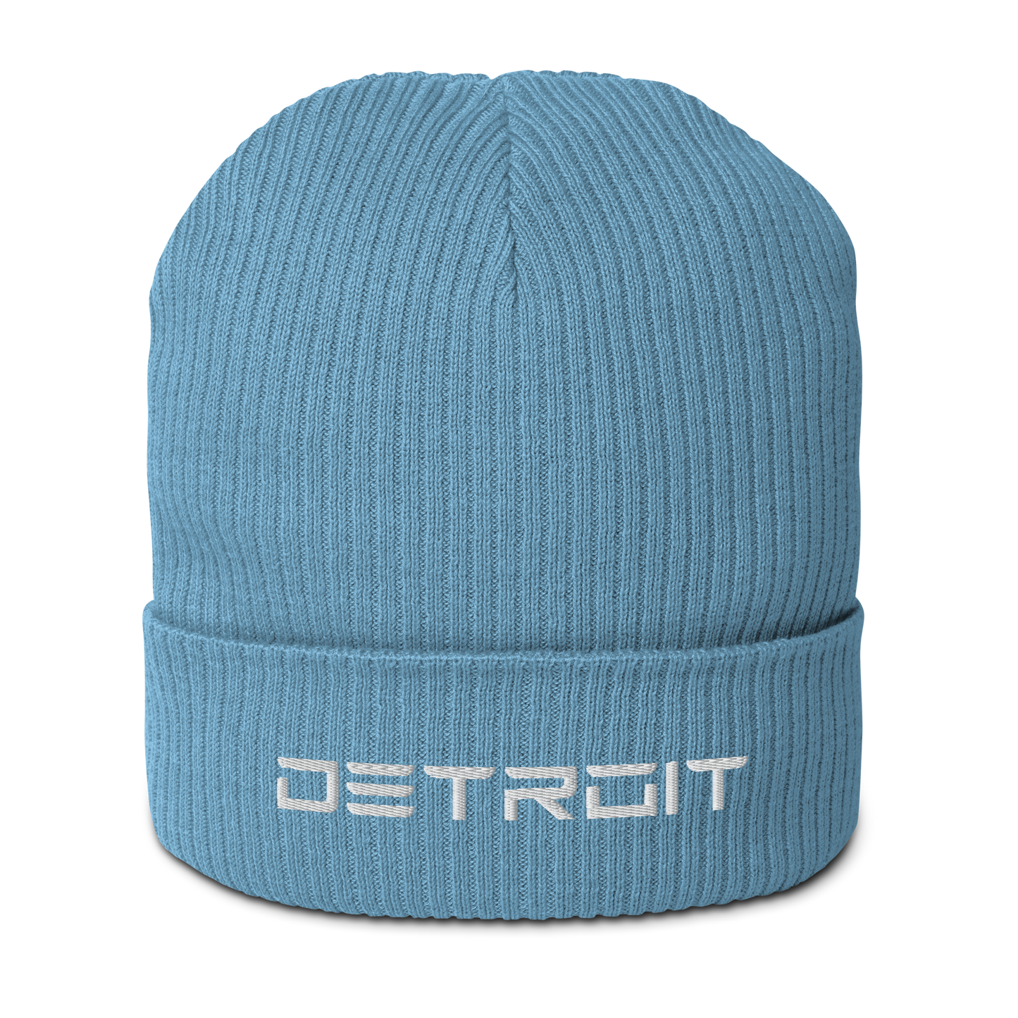 'Detroit' Organic Beanie (Electric Font)