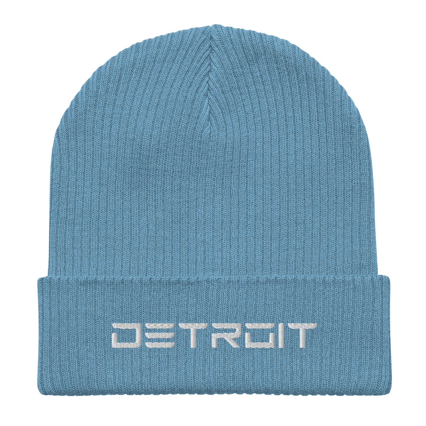 'Detroit' Organic Beanie (Electric Font)