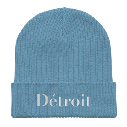 'Détroit' Organic Beanie (Didone Font)