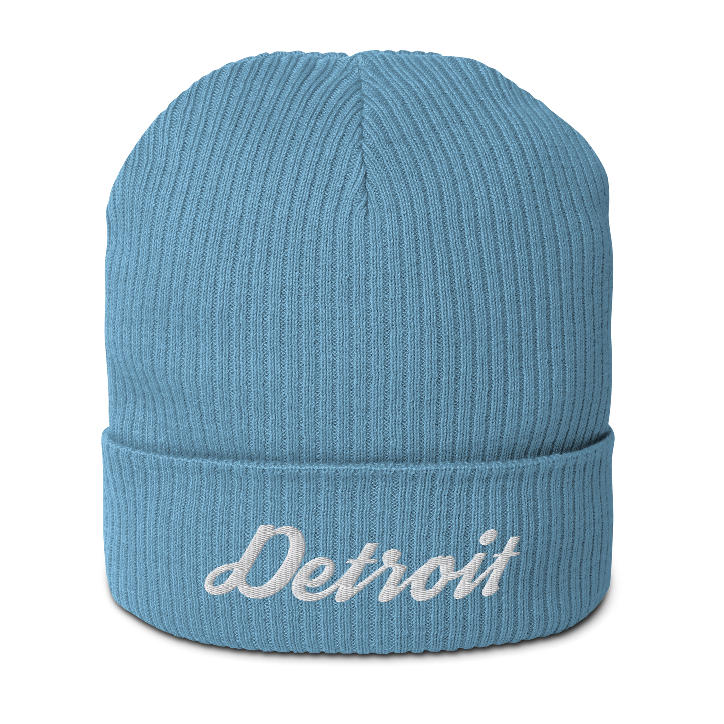 'Detroit' Organic Beanie (Script Font)