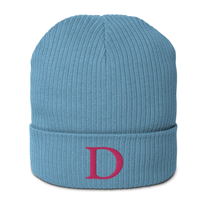 Detroit 'Old French D' Organic Beanie (Pink)