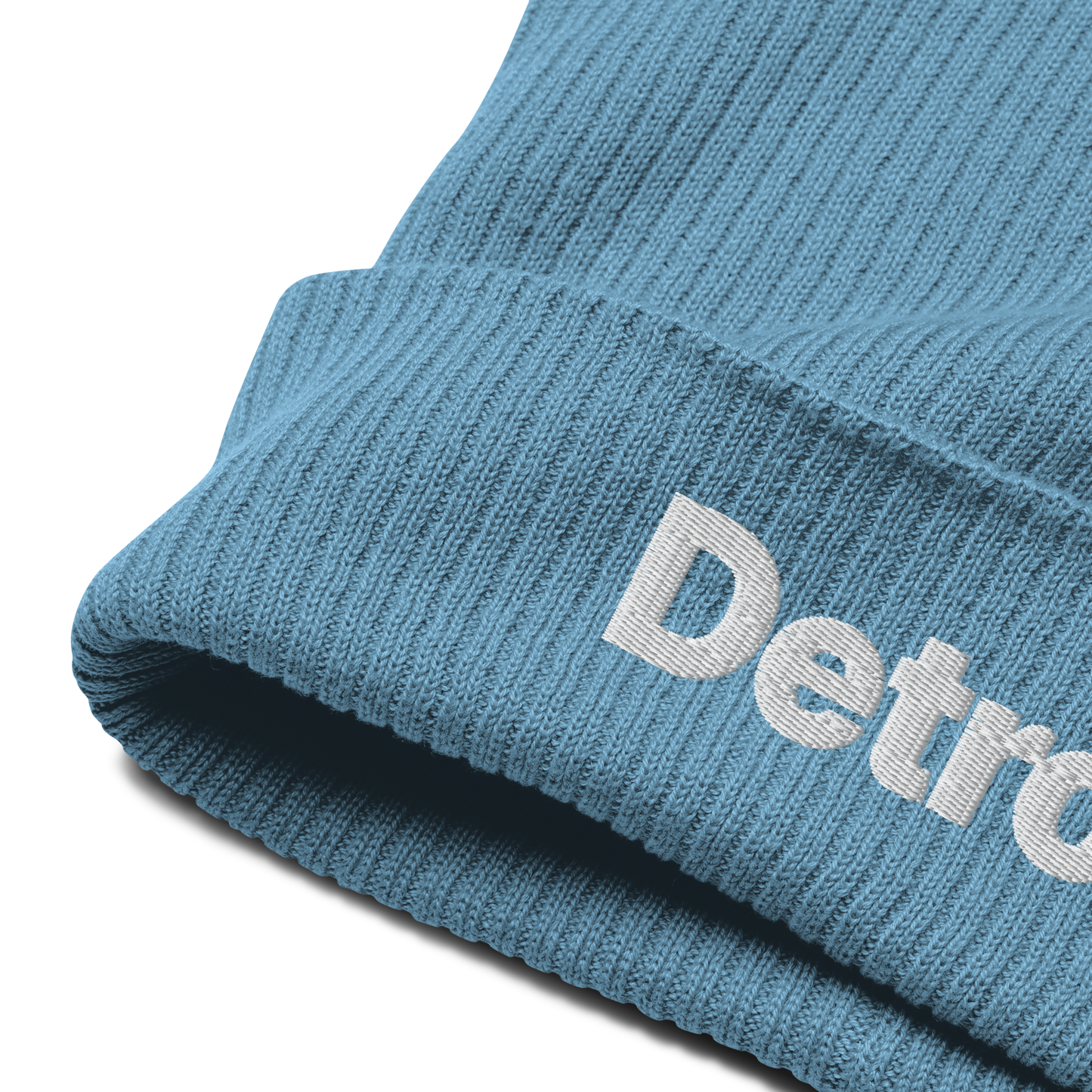 'Detroit' Organic Beanie (Small SUV Font)