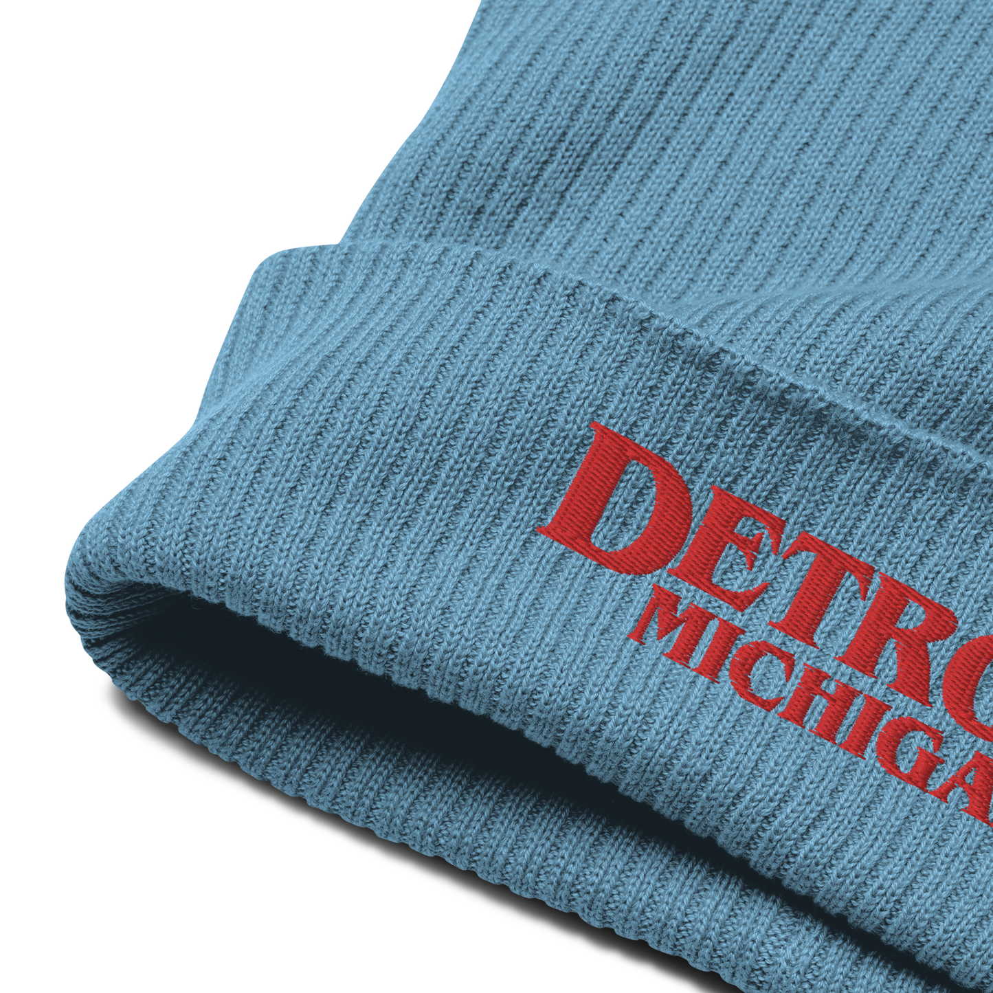 'Detroit Michigan' Organic Beanie (80s Teen Drama Parody)