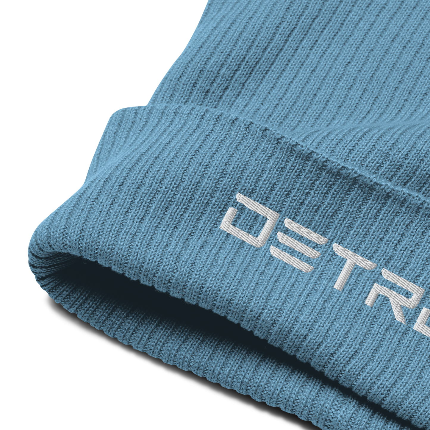 'Detroit' Organic Beanie (Electric Font)