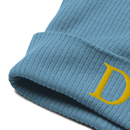 Detroit 'Old French D' Organic Beanie (Gold)