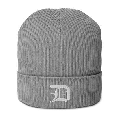 Detroit 'Old English D' Organic Beanie