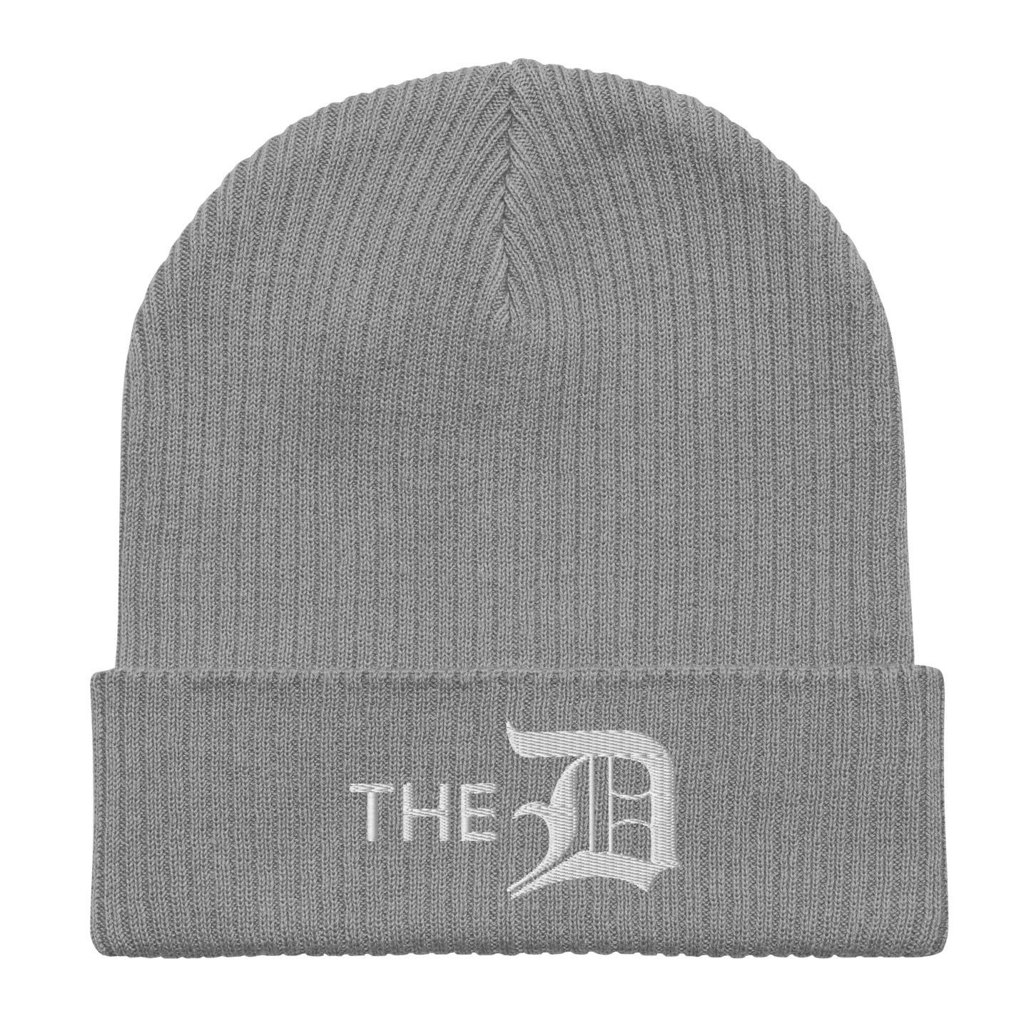 Detroit 'The D' Organic Beanie (w/ Old English D)