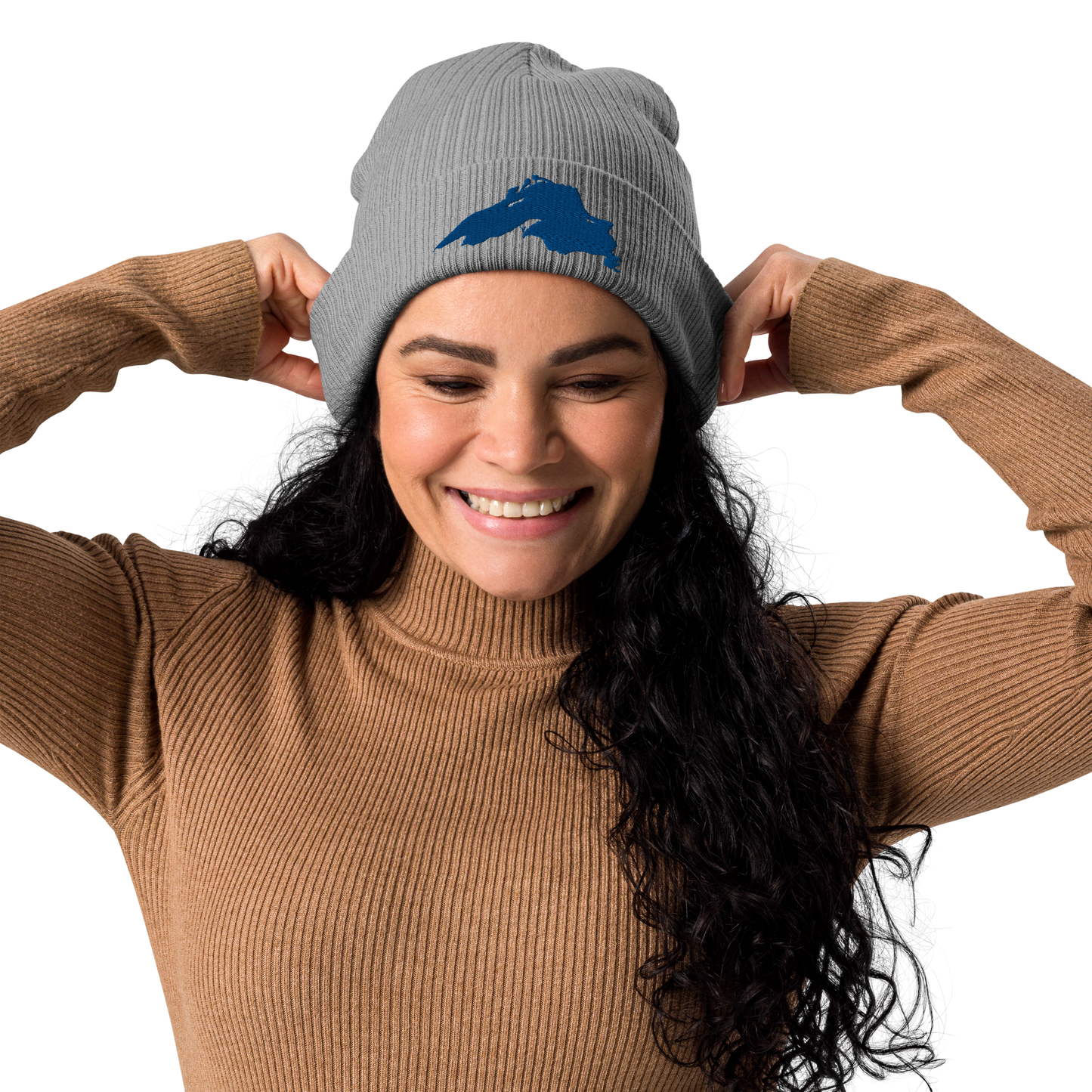 Lake Superior Organic Beanie | Blue