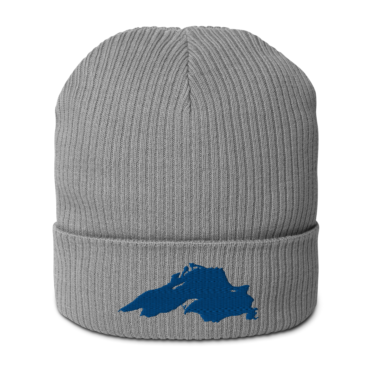 Lake Superior Organic Beanie | Blue