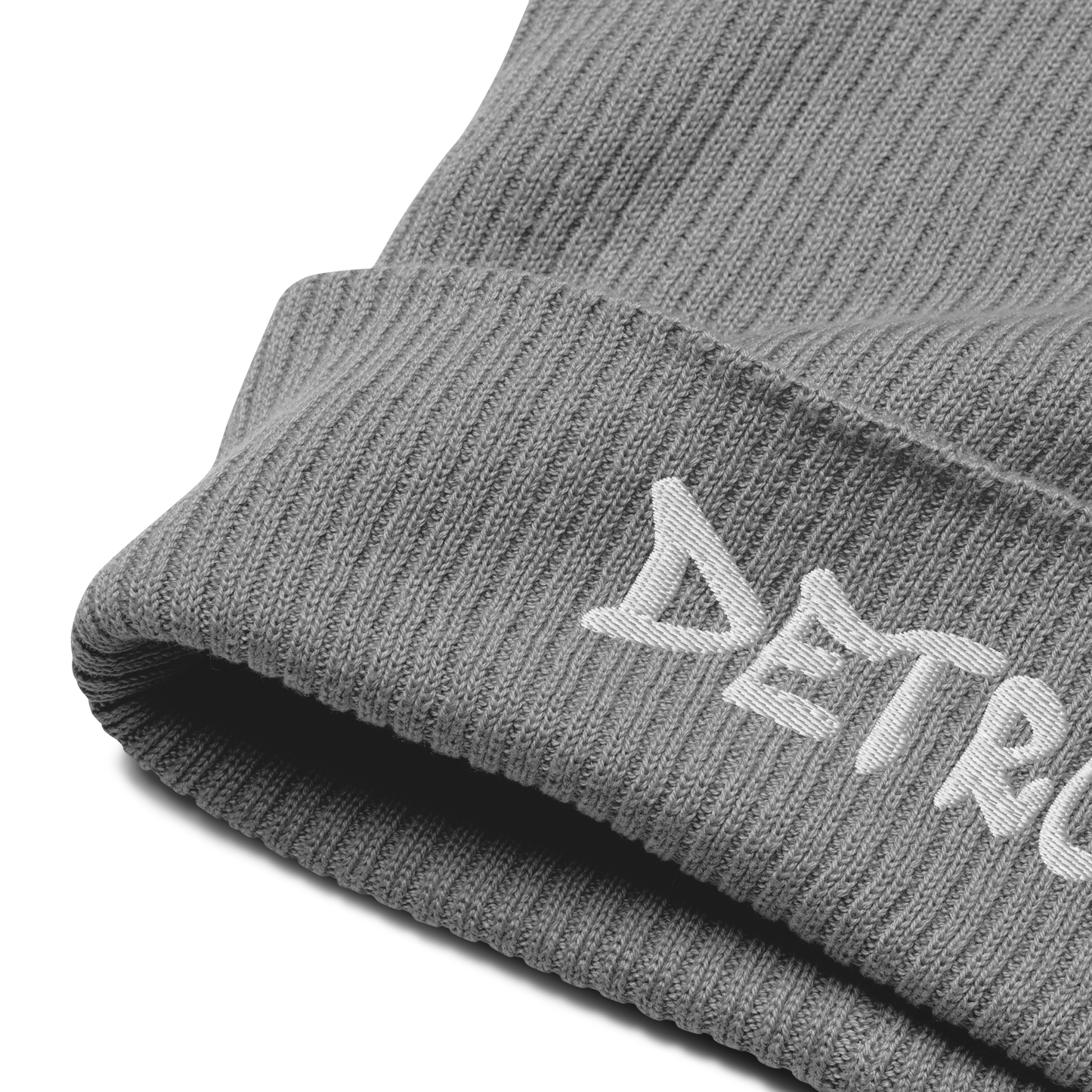 'Detroit' Organic Beanie (Tag Font)