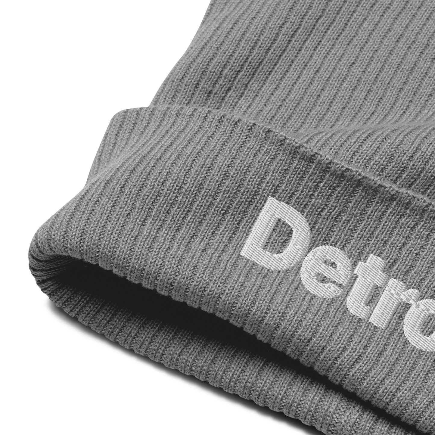 'Detroit' Organic Beanie (Small SUV Font)