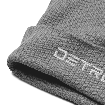 'Detroit' Organic Beanie (Electric Font)