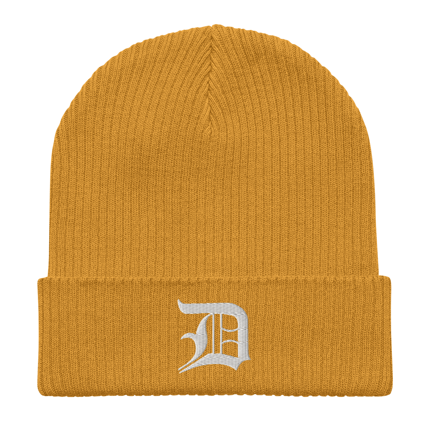 Detroit 'Old English D' Organic Beanie