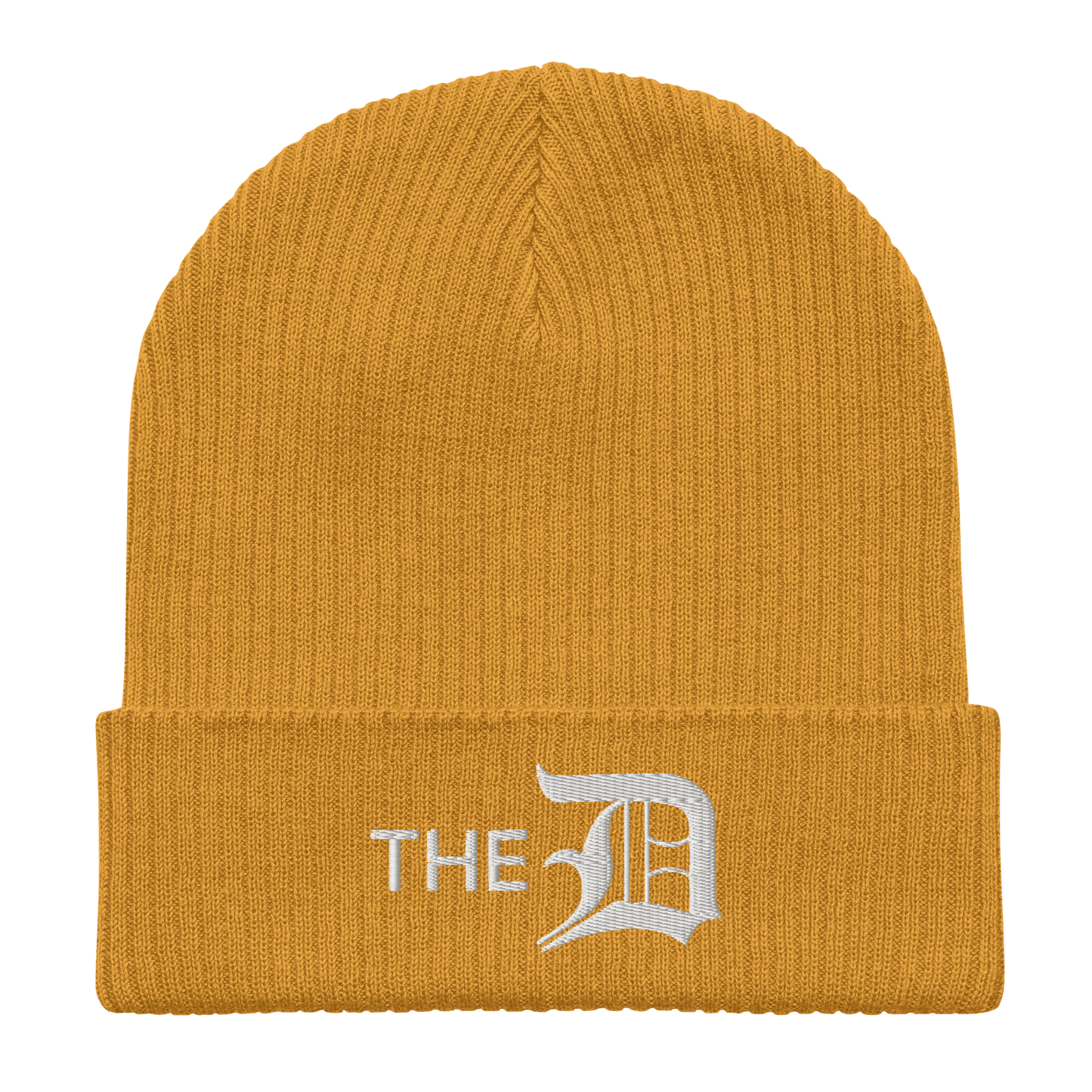 Detroit 'The D' Organic Beanie (w/ Old English D)