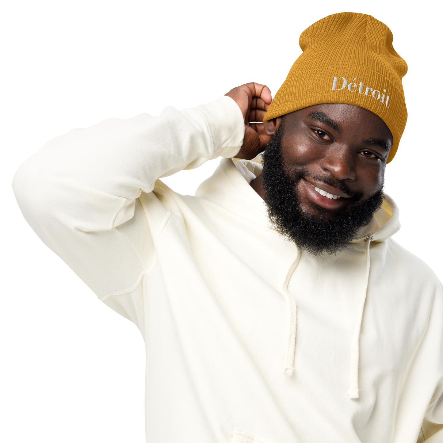 'Détroit' Organic Beanie (Didone Font)