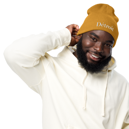 'Détroit' Organic Beanie (Didone Font)