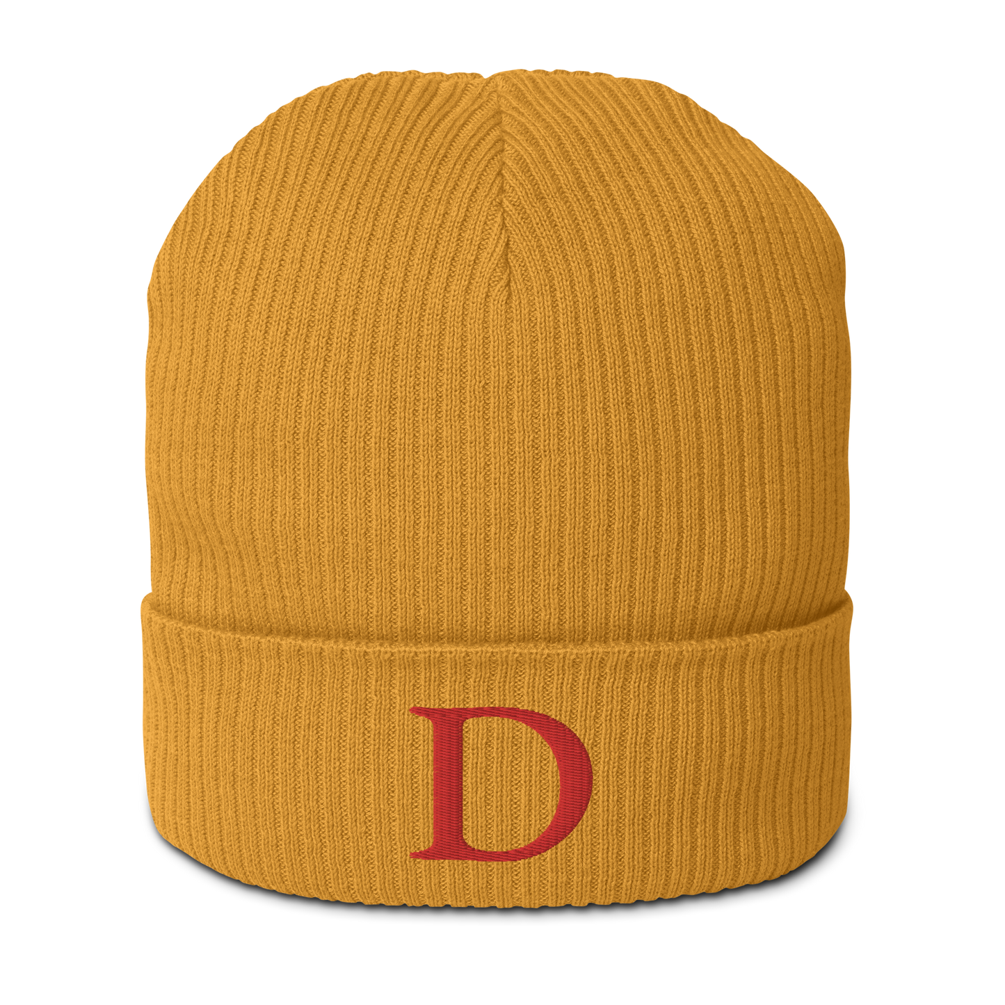 Detroit 'Old French D' Organic Beanie (Orange)