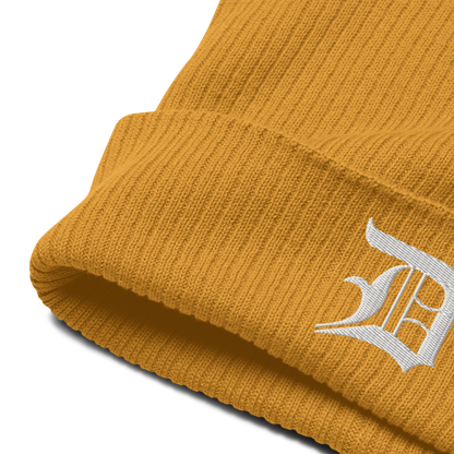 Detroit 'Old English D' Organic Beanie