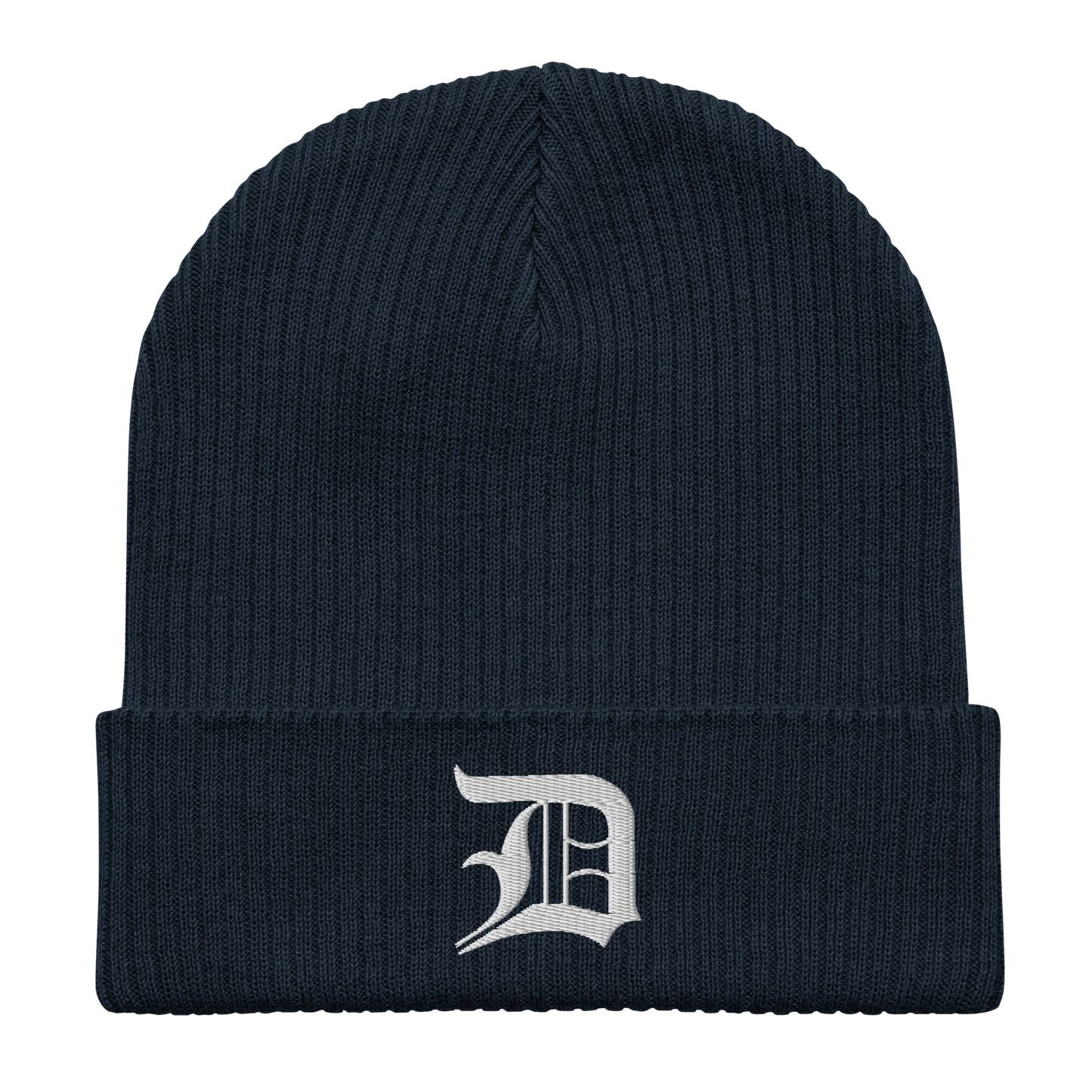 Detroit 'Old English D' Organic Beanie