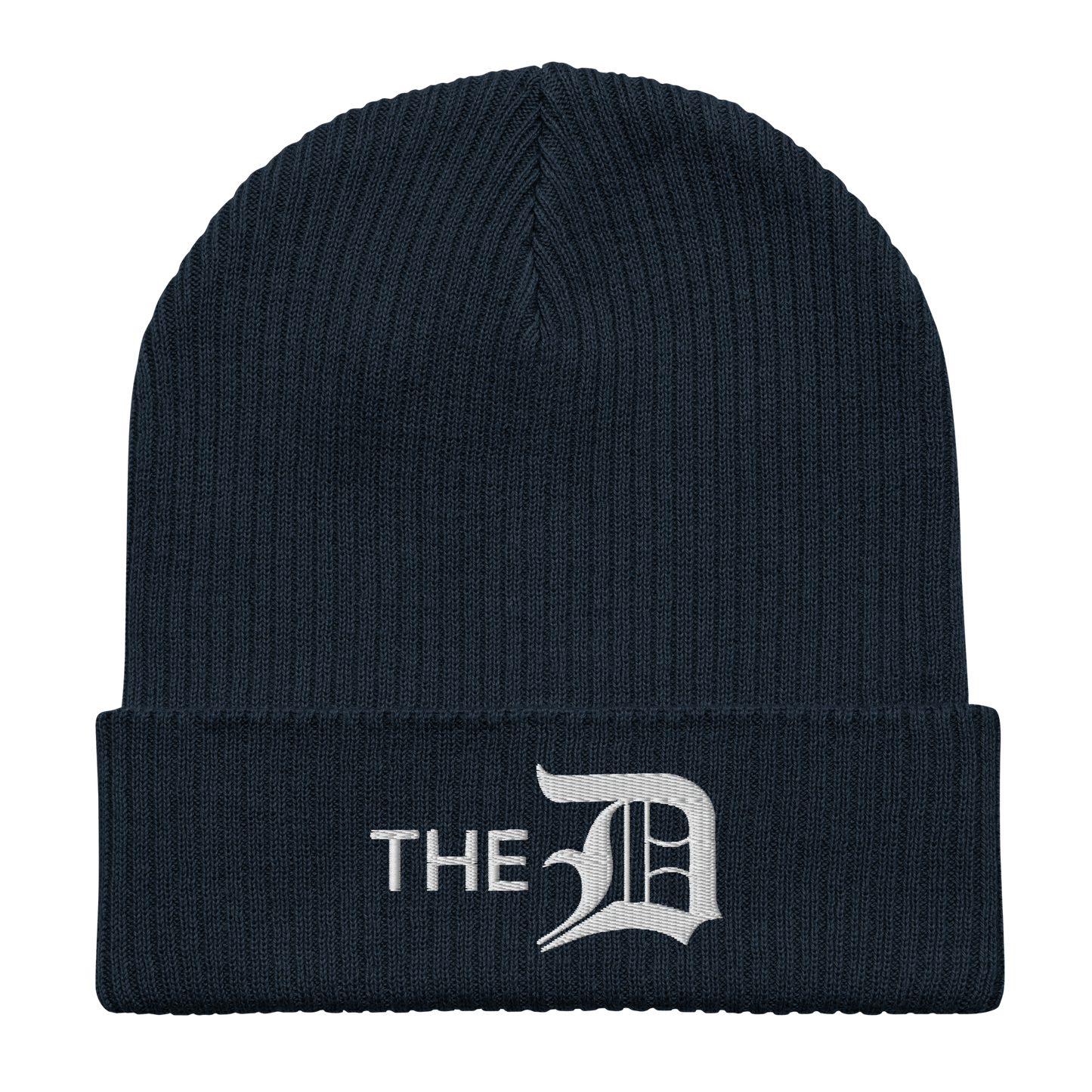 Detroit 'The D' Organic Beanie (w/ Old English D)