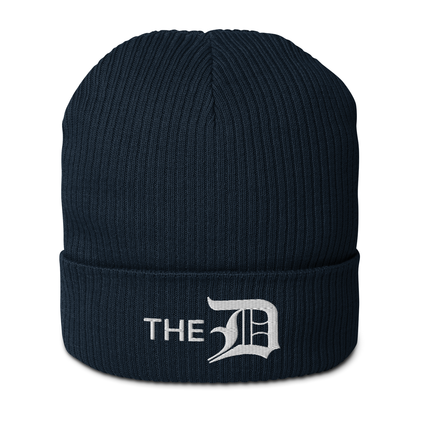 Detroit 'The D' Organic Beanie (w/ Old English D)