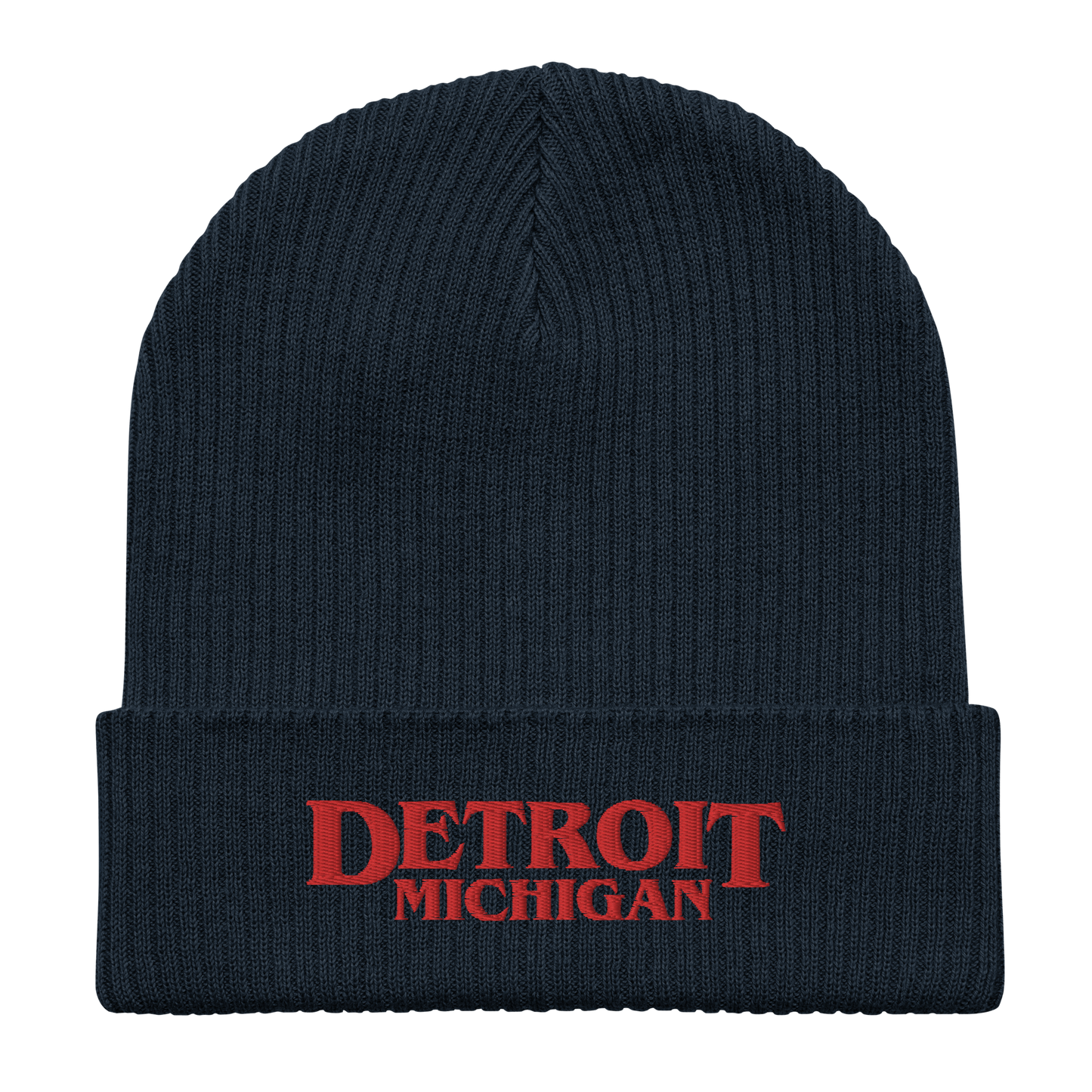 'Detroit Michigan' Organic Beanie (80s Teen Drama Parody)