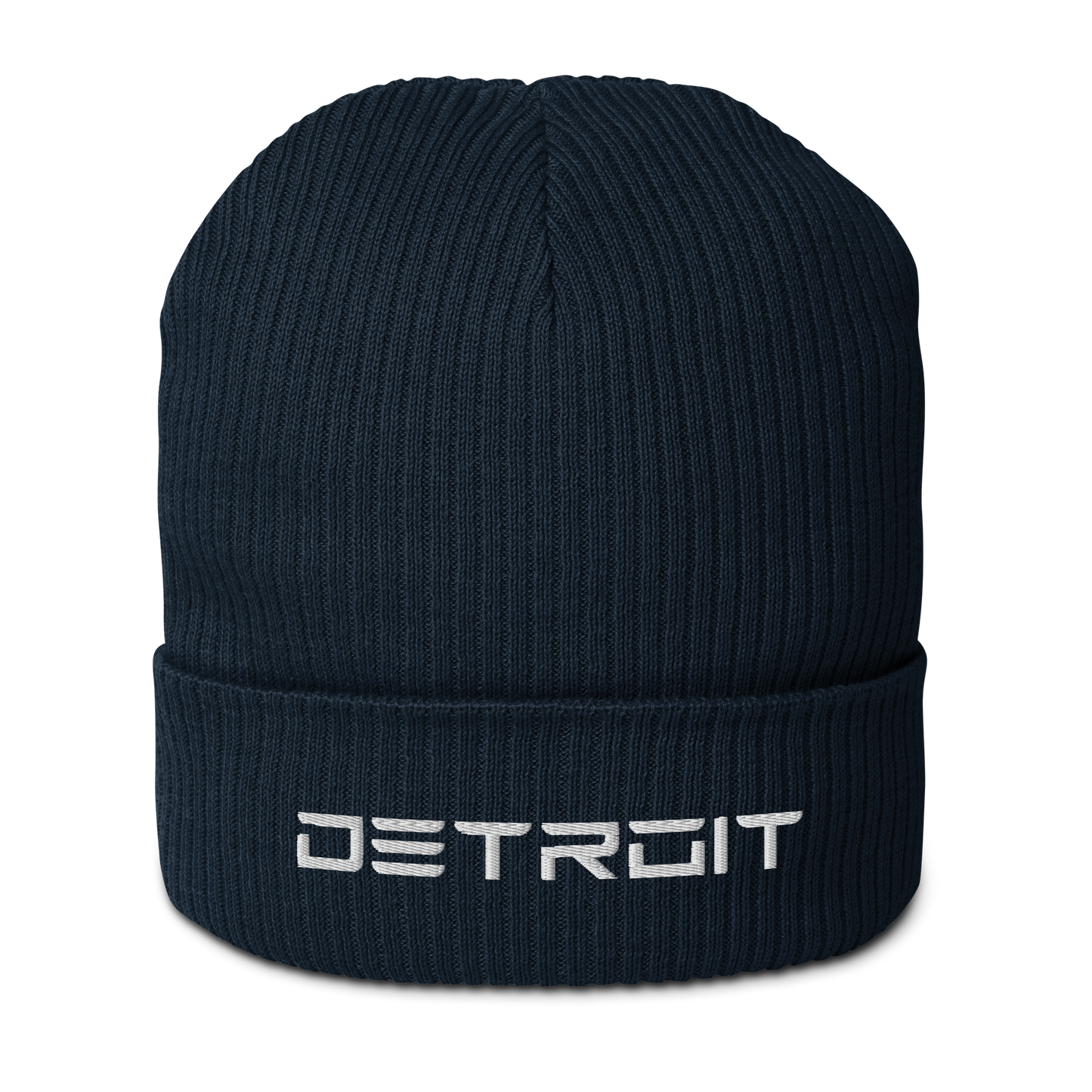 'Detroit' Organic Beanie (Electric Font)