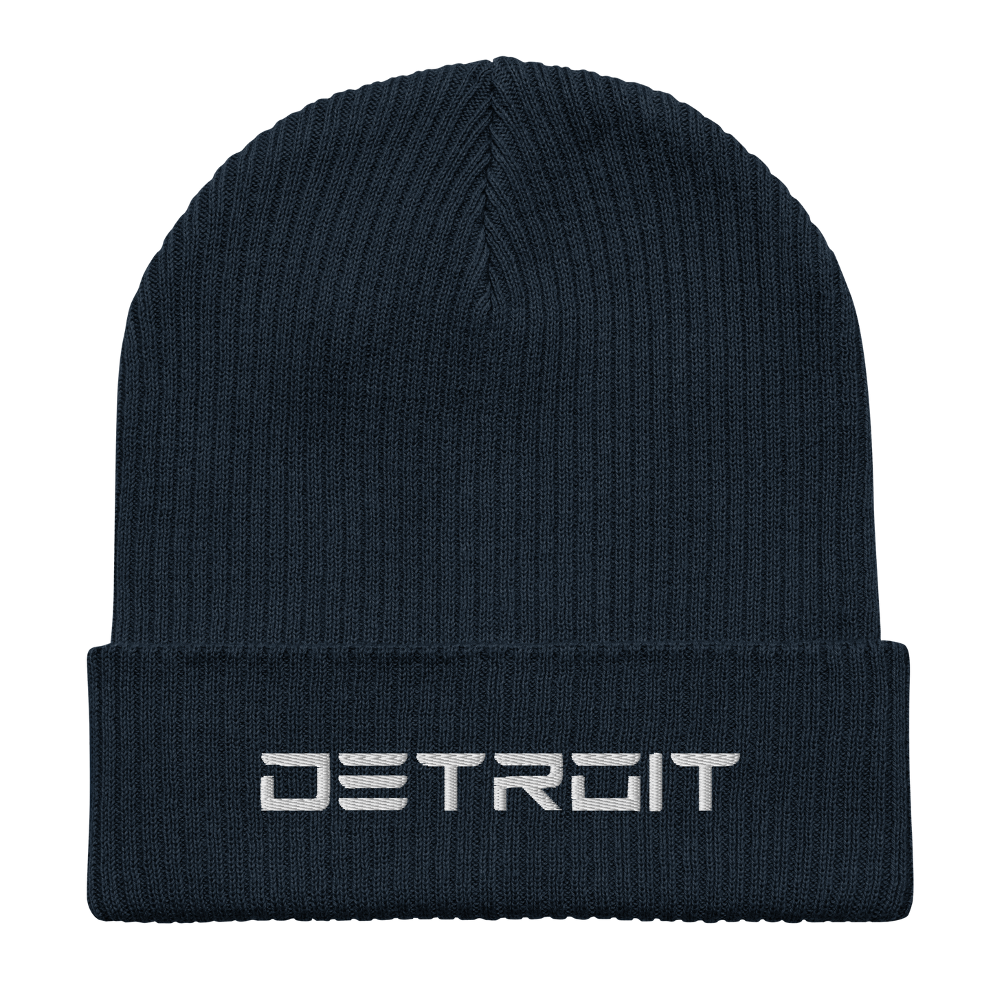 'Detroit' Organic Beanie (Electric Font)