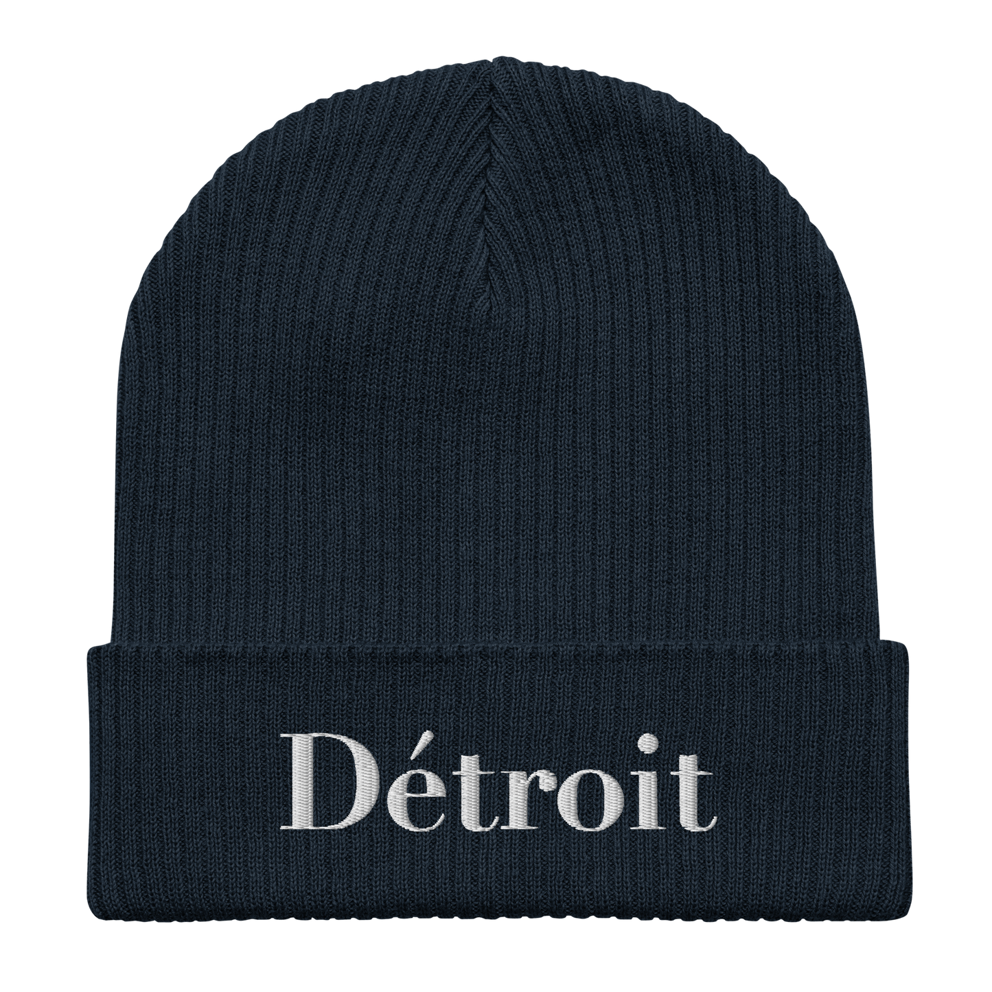 'Détroit' Organic Beanie (Didone Font)