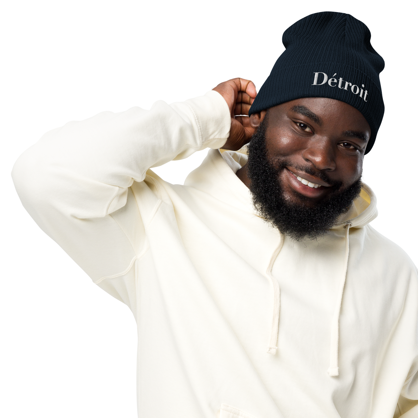 'Détroit' Organic Beanie (Didone Font)