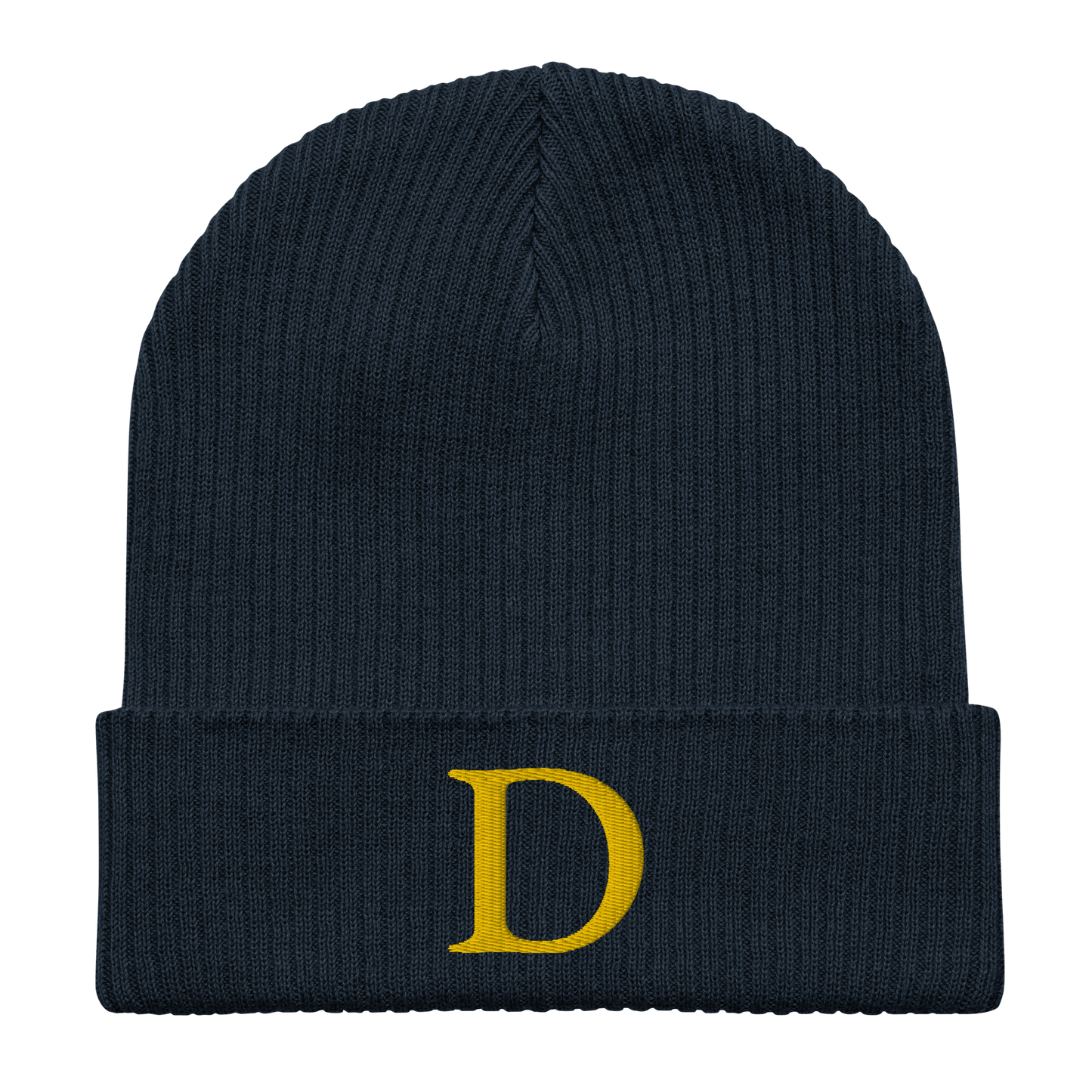 Detroit 'Old French D' Organic Beanie (Gold)