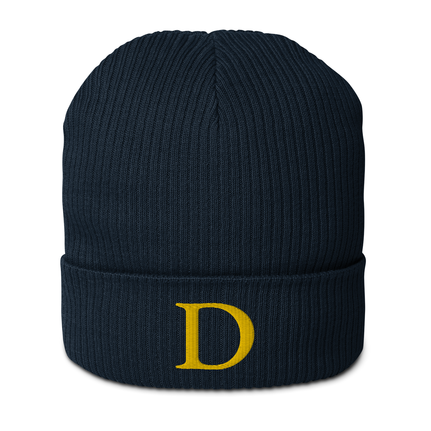 Detroit 'Old French D' Organic Beanie (Gold)