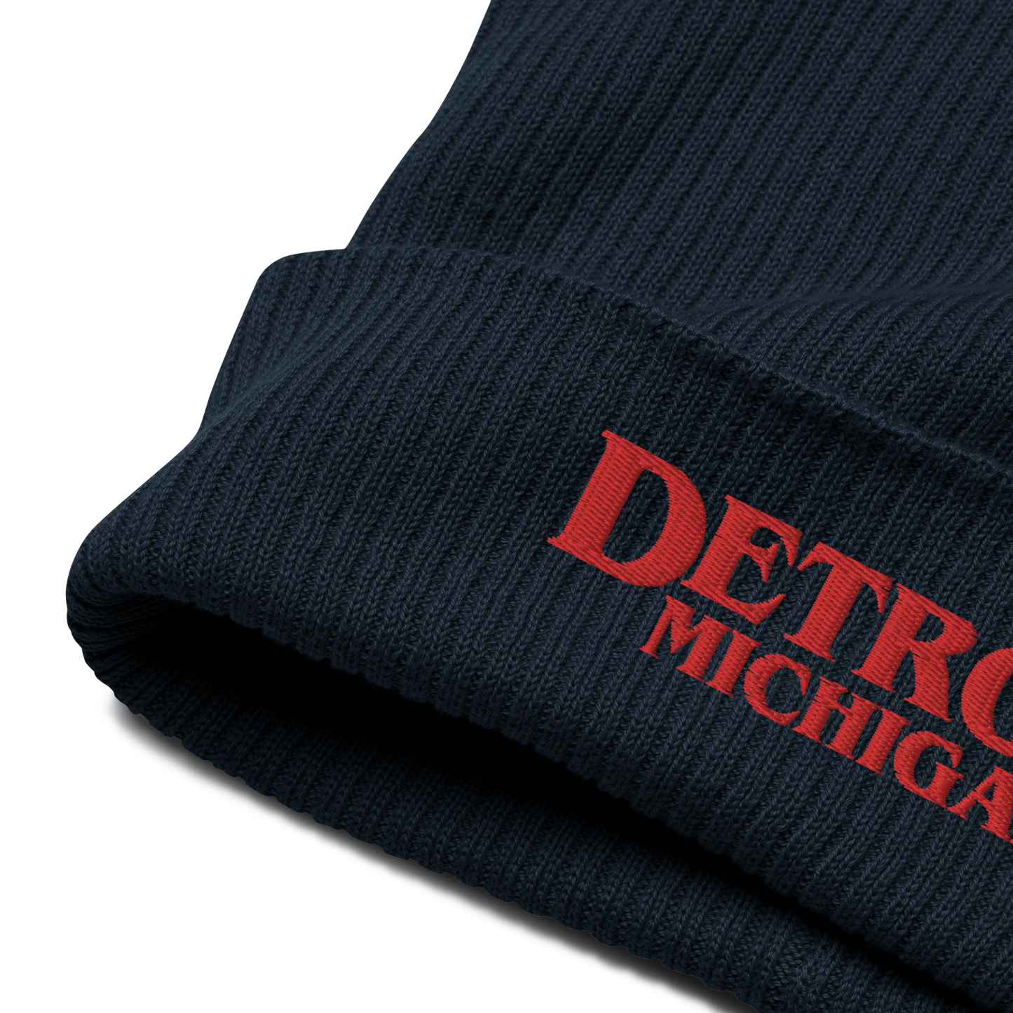 'Detroit Michigan' Organic Beanie (80s Teen Drama Parody)