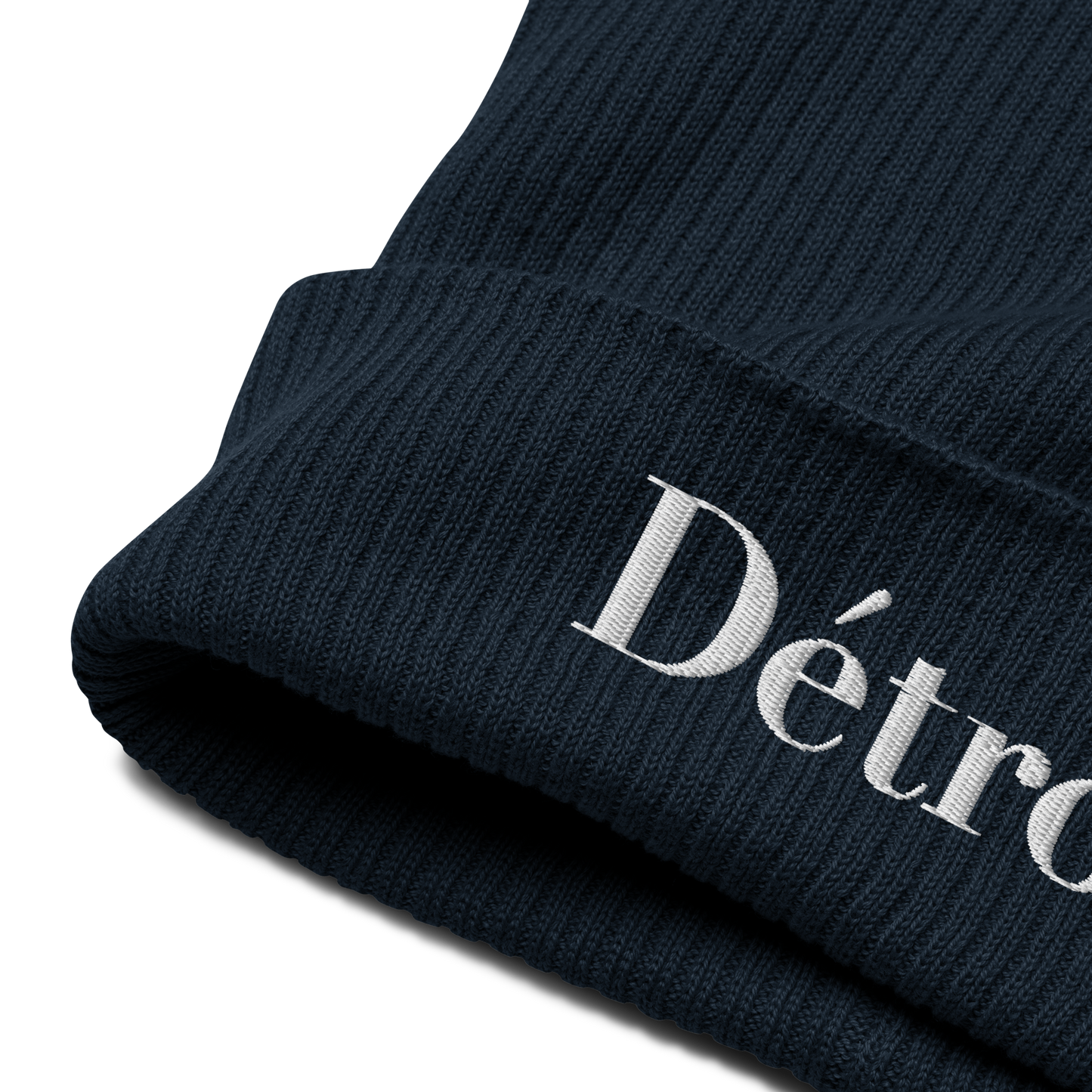 'Détroit' Organic Beanie (Didone Font)