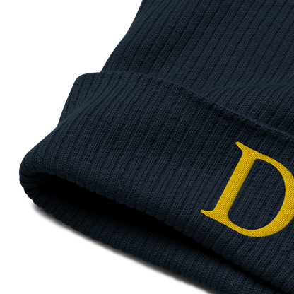 Detroit 'Old French D' Organic Beanie (Gold)