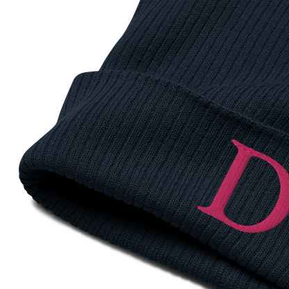 Detroit 'Old French D' Organic Beanie (Pink)