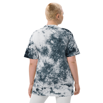 Michigan Upper Peninsula Tie-Dye T-Shirt (w/ UP Finland Flag) | Unisex Oversized