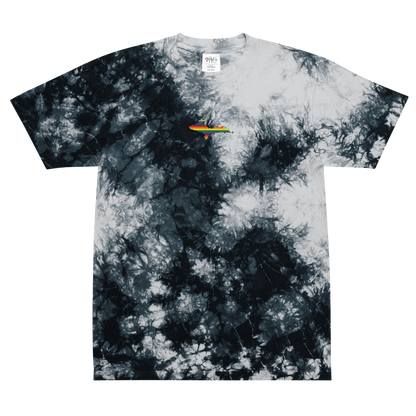 Michigan Upper Peninsula Tie-Dye T-Shirt (w/ UP Pride Flag) | Unisex Oversized