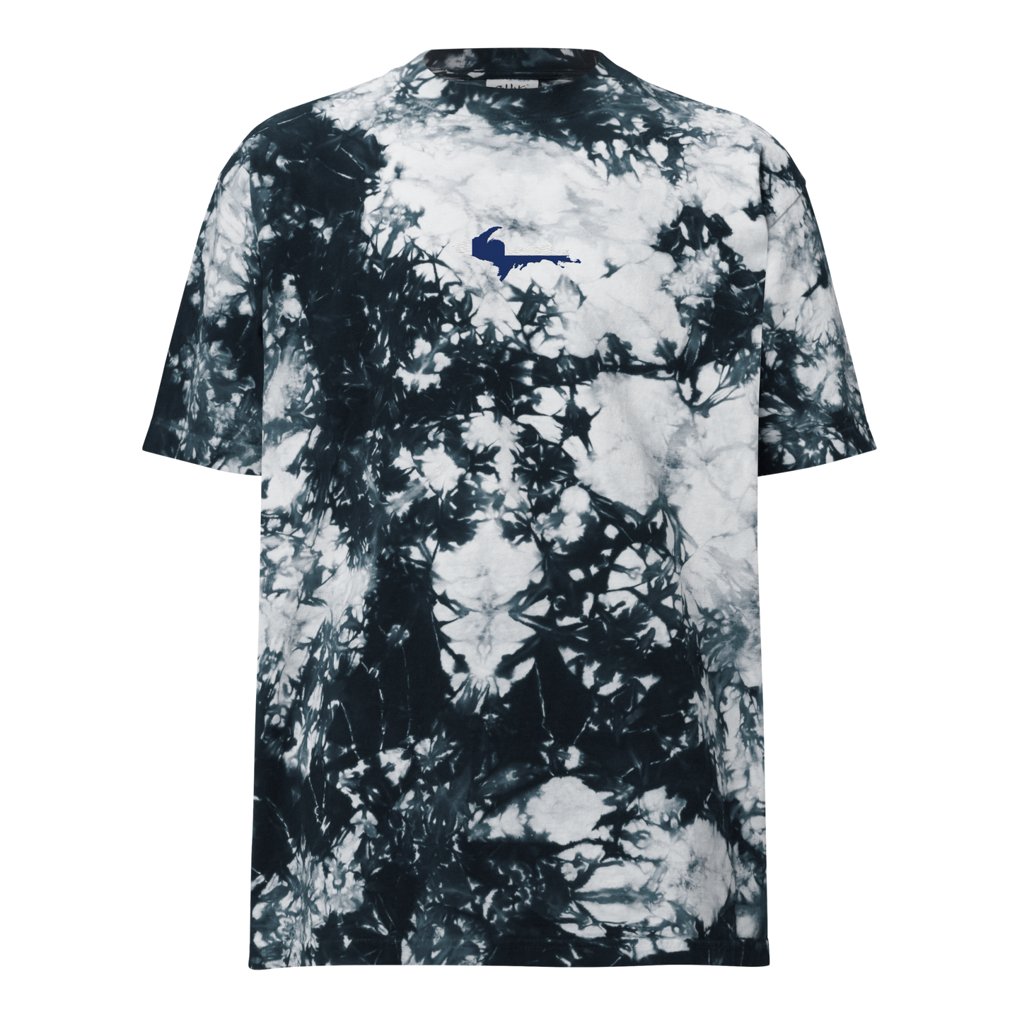 Michigan Upper Peninsula Tie-Dye T-Shirt (w/ UP Finland Flag) | Unisex Oversized