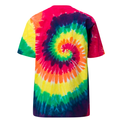 Michigan Upper Peninsula Tie-Dye T-Shirt (w/ UP USA Flag) | Unisex Oversized