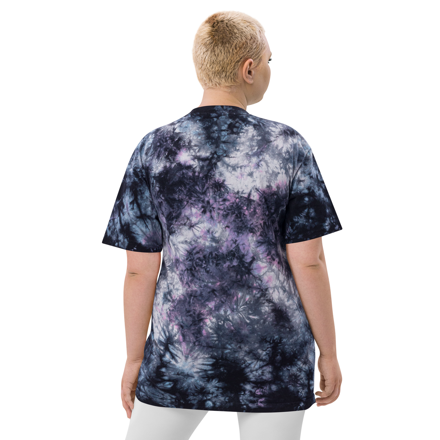 Michigan Upper Peninsula Tie-Dye T-Shirt (w/ UP USA Flag) | Unisex Oversized