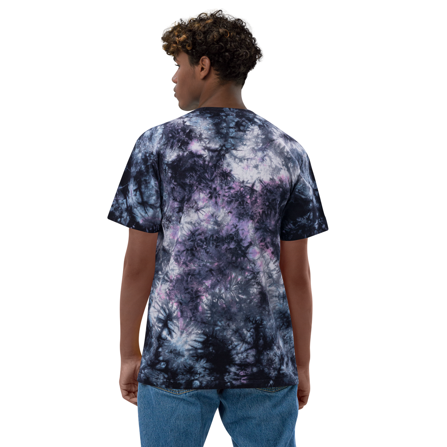 Michigan Upper Peninsula Tie-Dye T-Shirt (w/ UP USA Flag) | Unisex Oversized