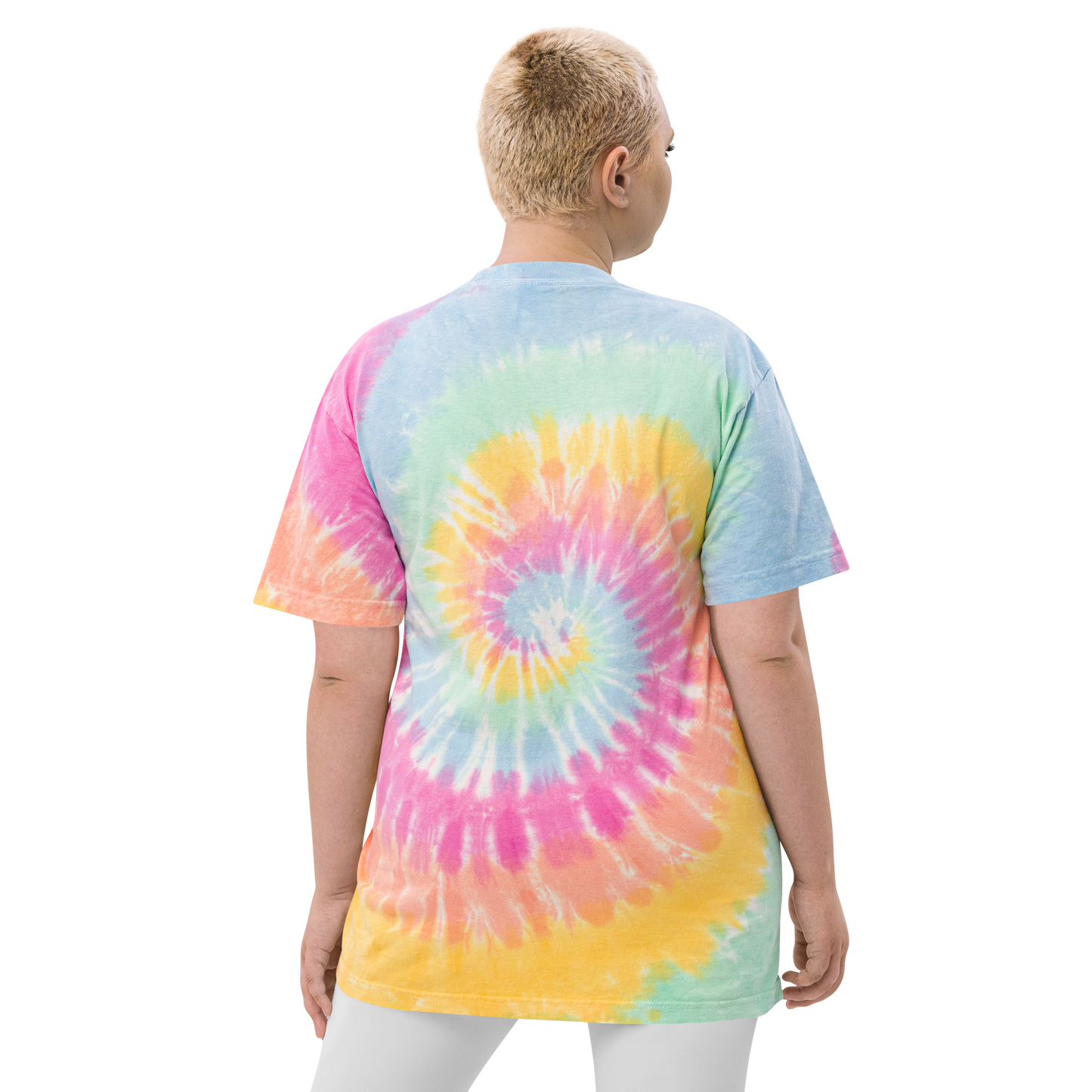 Michigan Upper Peninsula Tie-Dye T-Shirt (w/ UP USA Flag) | Unisex Oversized